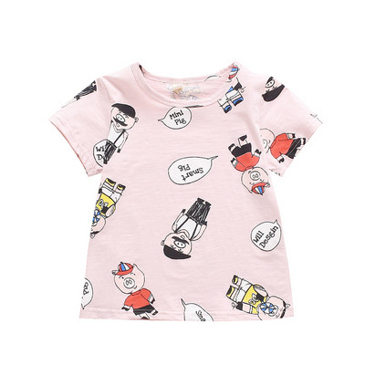 Детска модерна тениска в два цвята за момичета