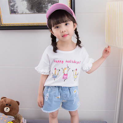 Tricou pentru copii model nou in trei culori - pentru fete