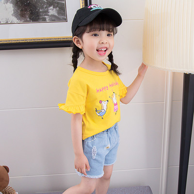 Tricou pentru copii model nou in trei culori - pentru fete