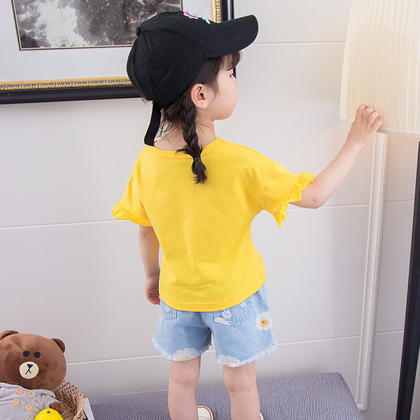 Tricou pentru copii model nou in trei culori - pentru fete