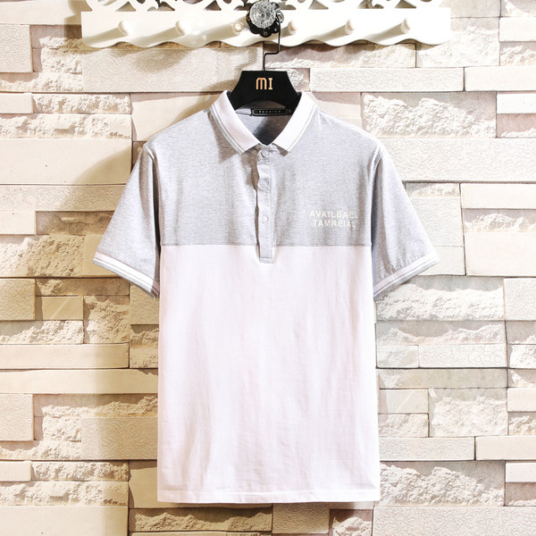 Tricou modern pentru bărbați cu guler clasic în trei culori