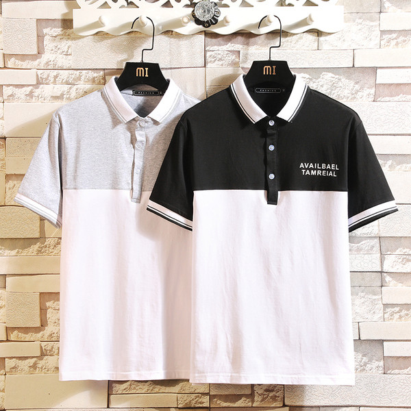 Tricou modern pentru bărbați cu guler clasic în trei culori