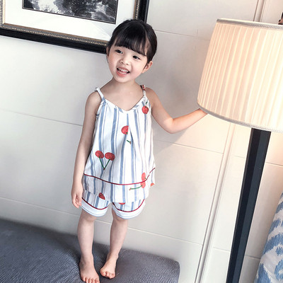 Model nou de pijamale pentru copii in doua parti pentru fete