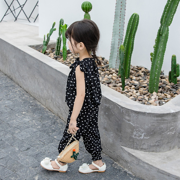 Set modern pentru copii in negru si roz pentru fete