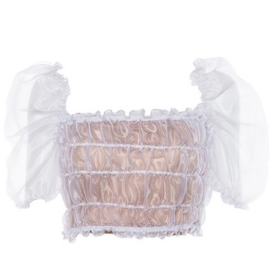 Γυναικεία  κοντή μπλούζα σε δύο χρώματα