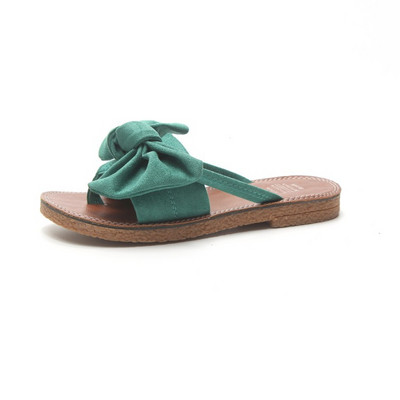 Γυναικείες  καλοκαιρινές παντόφλες με κορδέλα σε τέσσερα χρώματα