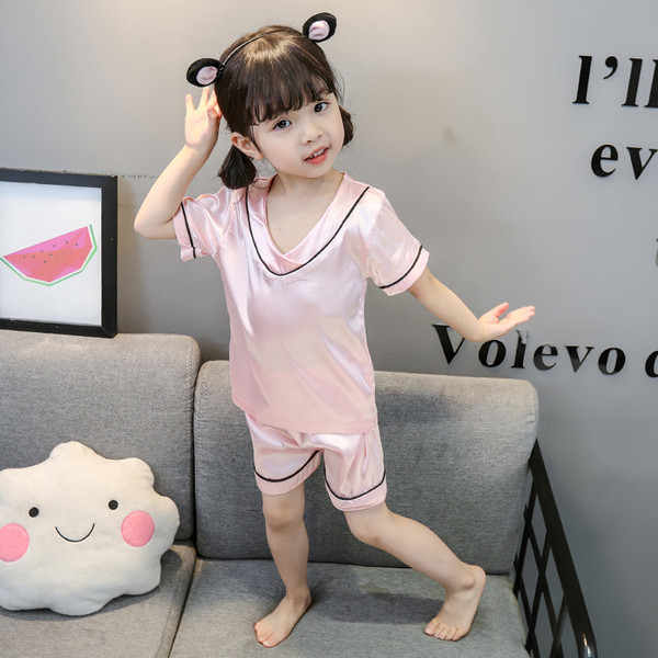 Gyerek pizsama lányoknak két részből, három színben