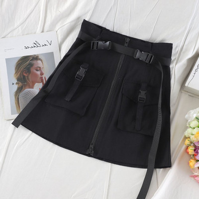 Fusta dama sport-casual cu buzunare in mai multe culori