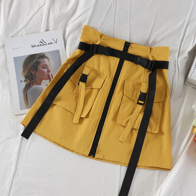 Fusta dama sport-casual cu buzunare in mai multe culori