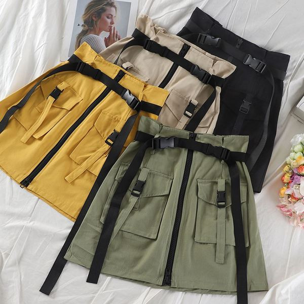 Fusta dama sport-casual cu buzunare in mai multe culori