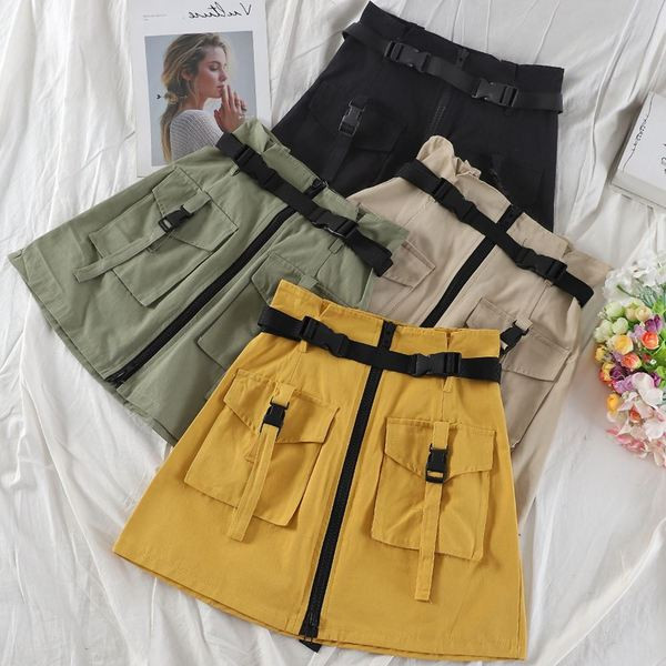 Fusta dama sport-casual cu buzunare in mai multe culori