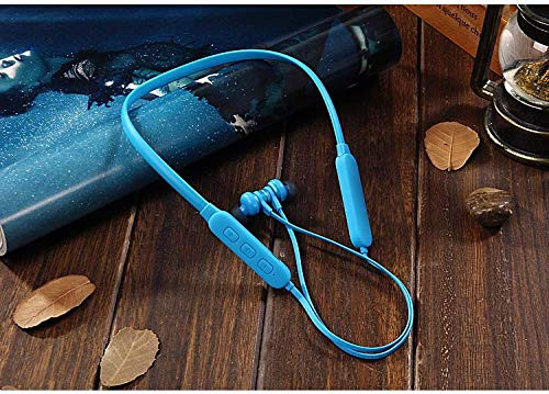 Ασύρματο Bluetooth TF 3 ακουστικά Bluetooth για αθλήματα με μικρόφωνο και Micro SD σε μπλε χρώμα