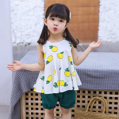 Set copii pentru fete in doua culori cu aplicatii diferite