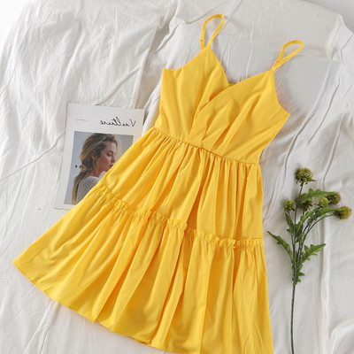 Rochie de dama eleganta model decupata si decolteu in V in mai multe culori