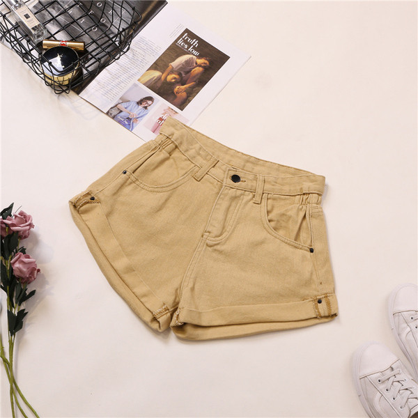 Pantaloni scurti eleganti de dama in trei culori