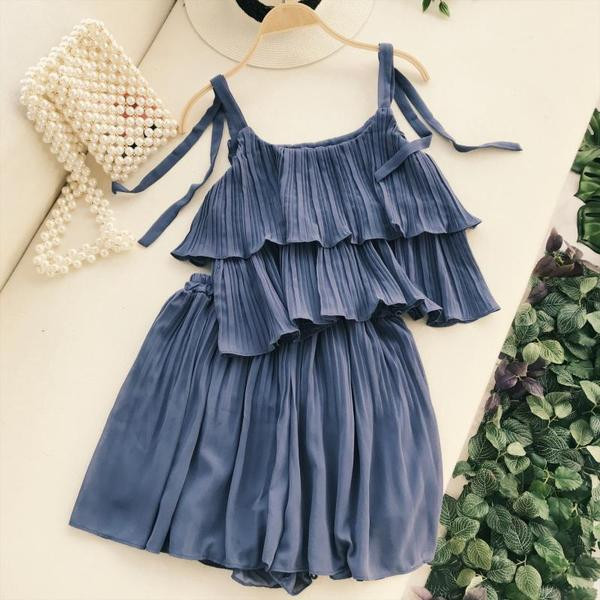 Set elegant pentru femei din două părți în trei culori