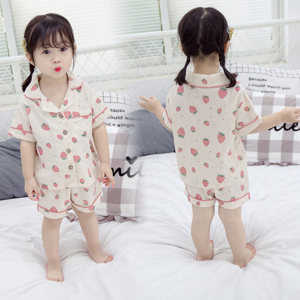 Kétrészes gyerek pizsama lányoknak