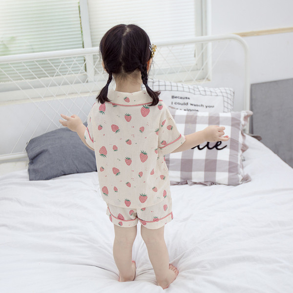 Kétrészes gyerek pizsama lányoknak