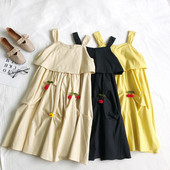 Rochie moderna de dama in patru culori cu element 3D