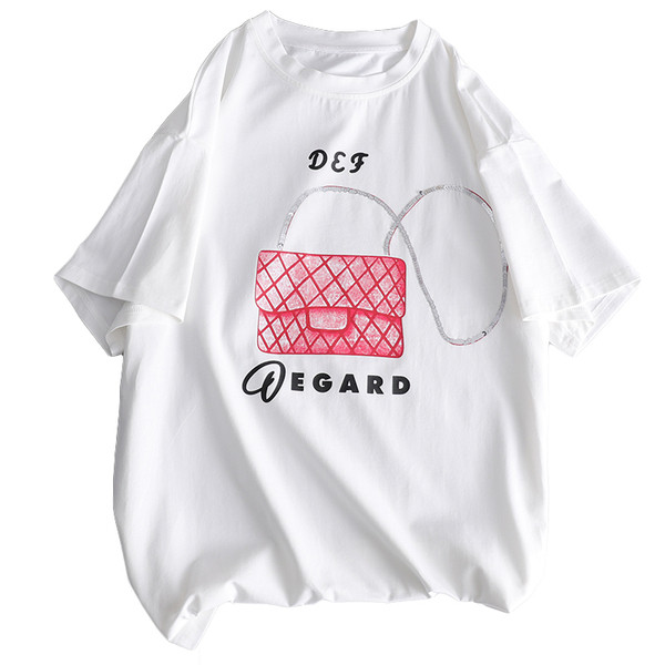 Σύγχρονη γυναικεία μπλούζα σε λευκό  και μαύρο χρώμα