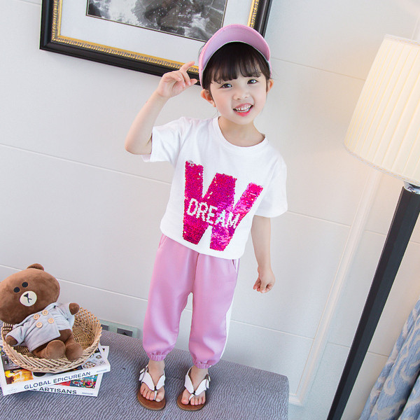 Set copii model nou din doua piese pentru fete