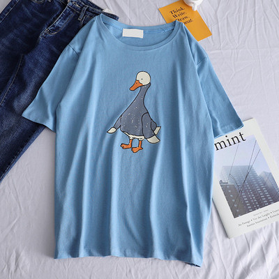 Γυναικεία μπλούζα σε μαύρο, μπλε και κόκκινο χρώμα