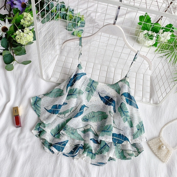 Modern női felső, vékony pántokkal, két színben