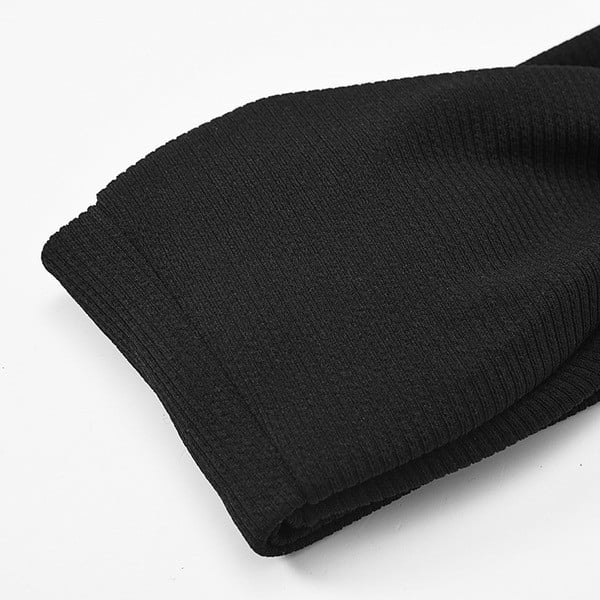 Kétrészes fürdőruha virágmintás sárga és fekete színben