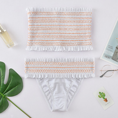 Κομψό μαγιό από δύο μέρη σε διάφορα χρώματα - δύο μοντέλα