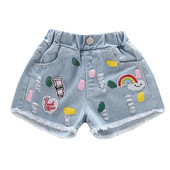 Modern, gombos és hímzett farmer farmer lányoknak