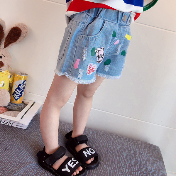 Modern, gombos és hímzett farmer farmer lányoknak