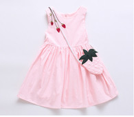 Modern gyerekruha sárga és rózsaszín színben, hímzéssel