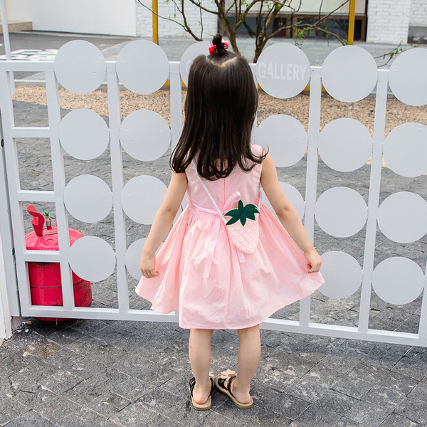 Modern gyerekruha sárga és rózsaszín színben, hímzéssel