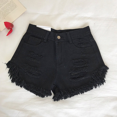 Μοντέρνα κοντά παντελόνια με σχισμένα σχέδια σε διάφορα χρώματα