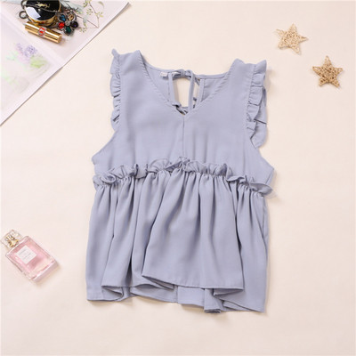 Nyári női blúz V-nyakkal több színben