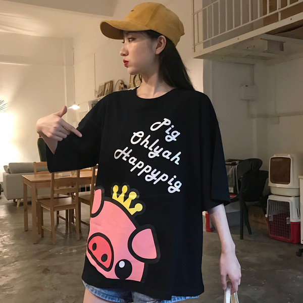 Καλοκαιρινό γυναικείο T-shirt μακρύ μανίκι με πολύχρωμες εφαρμογές