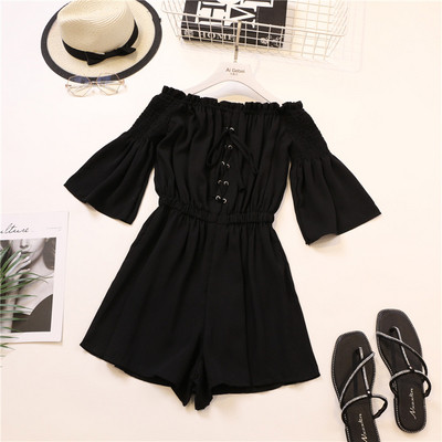 Καθημερινές γυναικείες ολόσωμες φόρμεμε μανίκια 3/4 σε δύο χρώματα