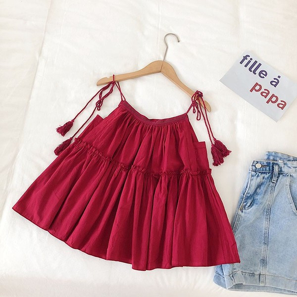 Napi női felső három színben nyakkendővel