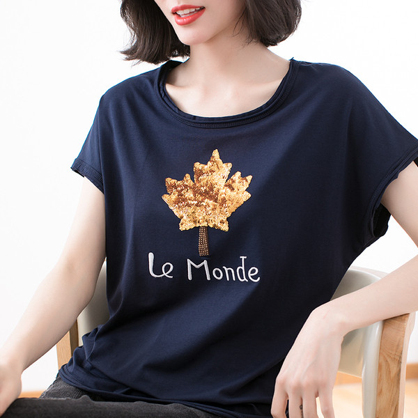 Γυναικεία φαρδιά μπλούζα με πούλιες σε τρία χρώματα