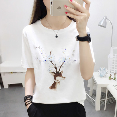 Γυναικεία μπλούζα σε τρία χρώματα με πέρλες και πέτρες