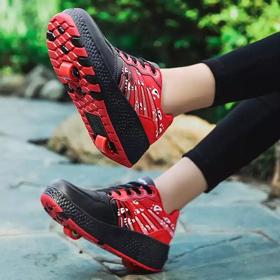 Gyermek ROLLER tornacipő lányoknak és fiúknak kék, piros és rózsaszín színben