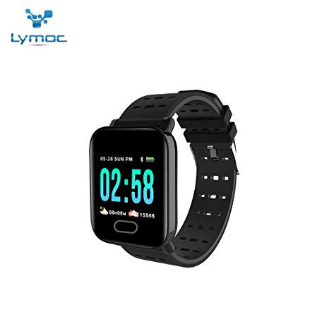 Smart  ρολόι σε μαύρο χρώμα model A6