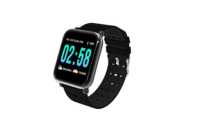 Smart  ρολόι σε μαύρο χρώμα model A6