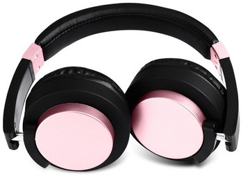 Ακουστικό Bluetooth SY - BT 1603 με ροζ μικρόφωνο