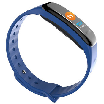 Фитнес гривна Smart bracelet C1  в син цвят