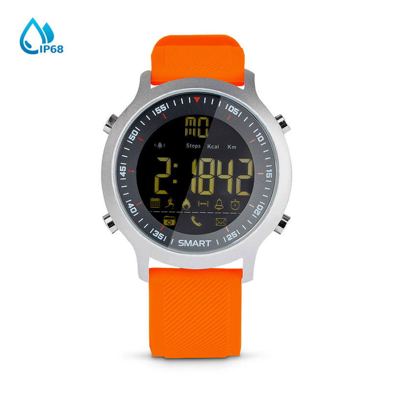 Смарт часовник в оранжев цвят - модел EX18-GLUE