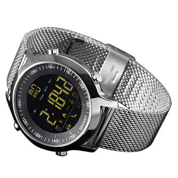 Смарт часовник модел EX18-STEEL с метална каишка
