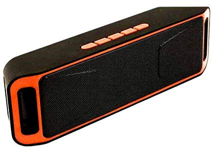 Φορητά ακουστικά bluetooth A2DP ,AUX και USB και υποδοχή κάρτας TF / SD σε μαύρο -πορτοκαλί χρώμα