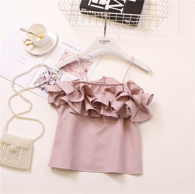 Maiou elegant de damă cu bretele în mai multe culori