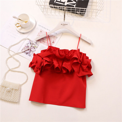 Maiou elegant de damă cu bretele în mai multe culori